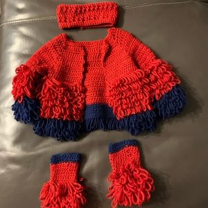CUSTOM MADE 4 piece loop sweater set!!